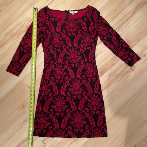 Sz M BB Dakota black and red long sleeve dress - Picture 5 of 9